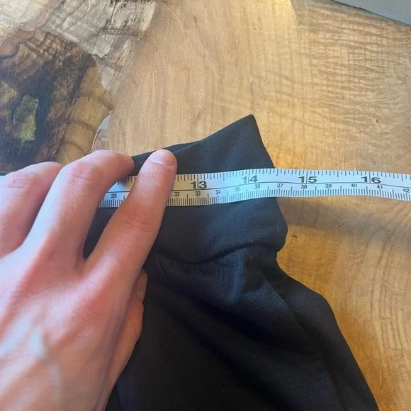 NWT HALARA Black Crossover High Waisted Pocket Drawstring Casual Joggers - Picture 8 of 11